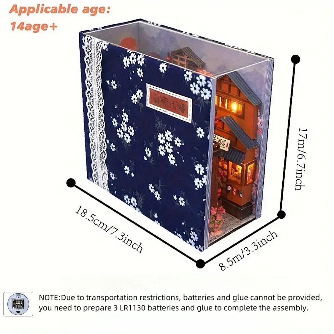 Miniature DIY Book Nook Kit For Teens And Adults 5