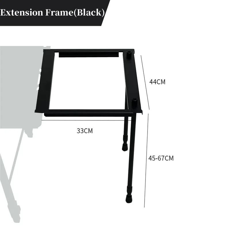 Tryhomy Tactical Folding Camping Table Lightweight Aluminum Outdoor Gear With Expandable Modular De 9