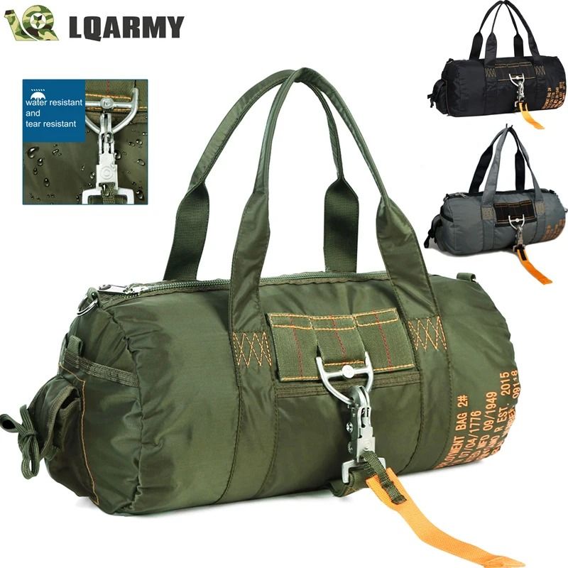 Tactical Outdoor Crossbody Duffle Bag with Durable 1000D Nylon for Travel Hiking and Camping Gear