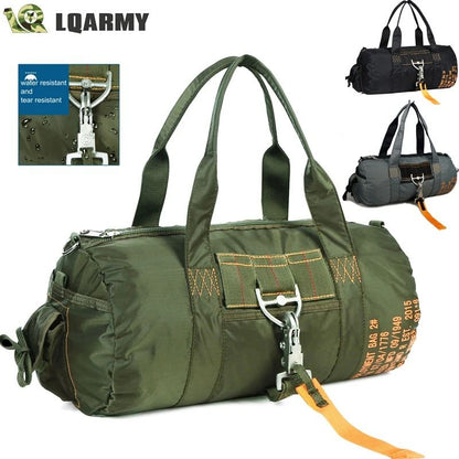 Tactical Outdoor Crossbody Duffle Bag with Durable 1000D Nylon for Travel Hiking and Camping Gear