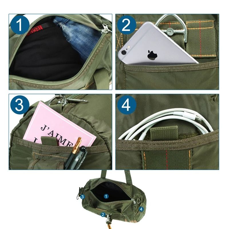 Tactical Outdoor Crossbody Duffle Bag With Durable 1000D Nylon For Travel Hiking And Camping Gear 3