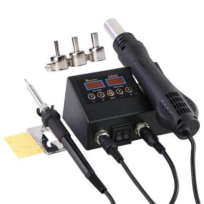 Electric Soldering Iron And Hot Air Gun 2 In 1 Station With Digital Display For Welding And Repair 3