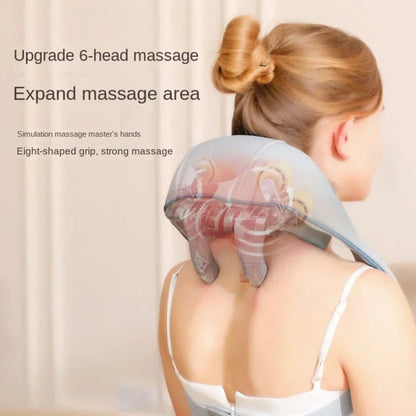 Portable Heated Neck And Shoulder Massage Shawl 1