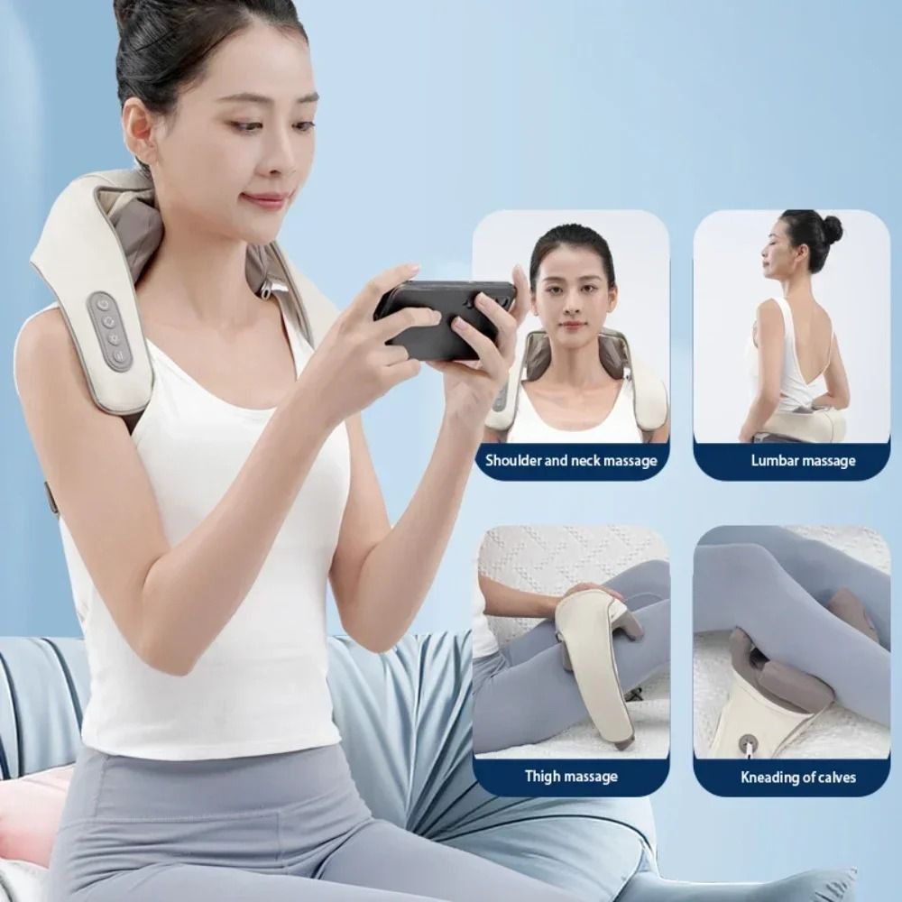Portable Heated Neck And Shoulder Massage Shawl 5
