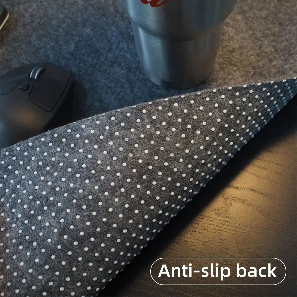 Wool Felt Gaming Desk Mat Non Slip Keyboard Mouse Pad 3