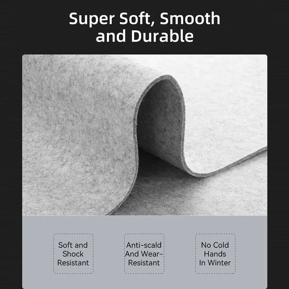 Wool Felt Gaming Desk Mat Non Slip Keyboard Mouse Pad 4