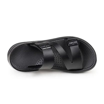 Mens Outdoor NonSlip Summer Sandals With Breathable PU Leather Design 3