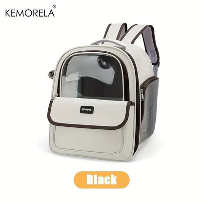 Transparent Capsule Pet Backpack For Cats And Small Dogs 8