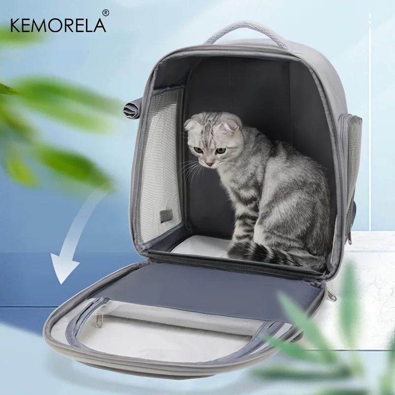 Transparent Capsule Pet Backpack For Cats And Small Dogs 5
