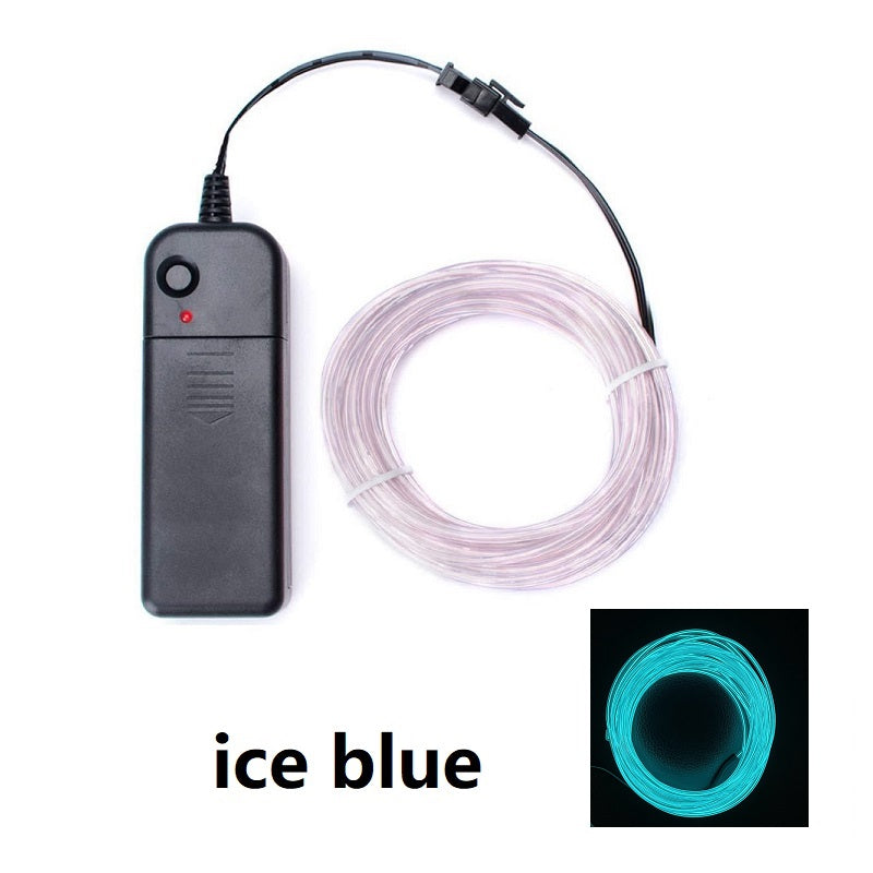 LED Glow Wire Neon Cable BatteryPowered Light Strip For Christmas DIY Projects Costumes Dance  Part 7