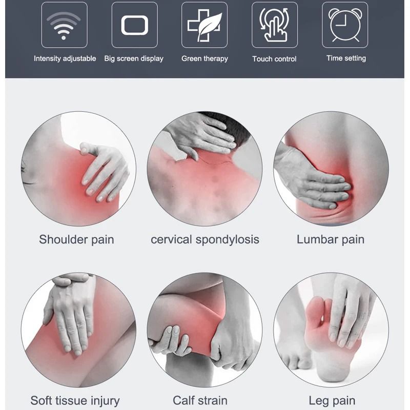 Ultrasonic Therapy Machine For Muscle And Joint Pain Relief With LCD Display 5