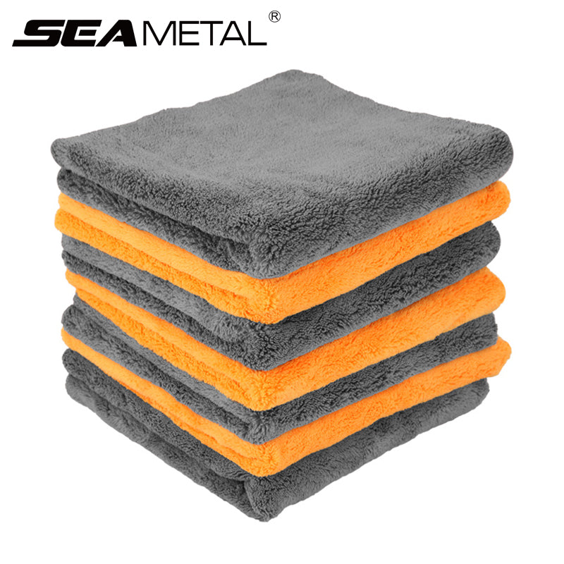 Ultra-Soft Microfiber Car Towels, Thick Detailing Cloths for Auto Washing, Drying, and Cleaning, Heavy-Duty Car Care