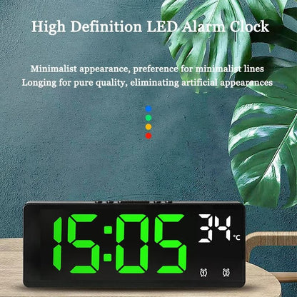 LED Digital Alarm Clock With Backlight And Temperature Display 3
