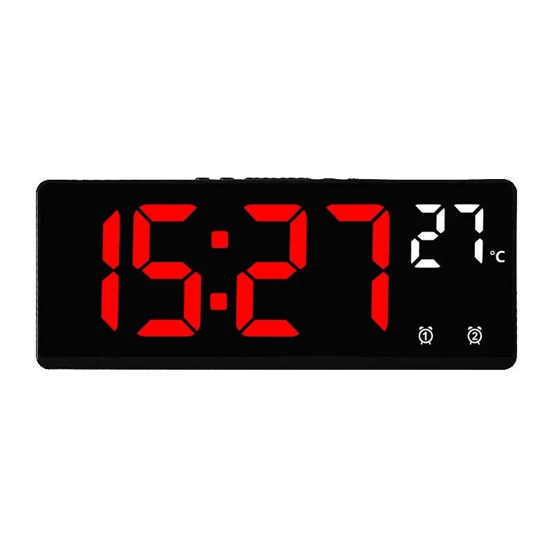 LED Digital Alarm Clock With Backlight And Temperature Display 8