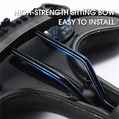 WEST BIKING Wide Comfort Bike Saddle  ShockAbsorbing Seat Cushion For Long Rides  Mountain Trails 2
