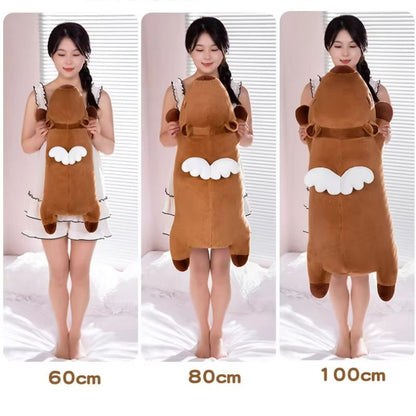 Giant Kawaii Capybara Plush Pillow  UltraSoft Cuddly Friend For All Ages 5