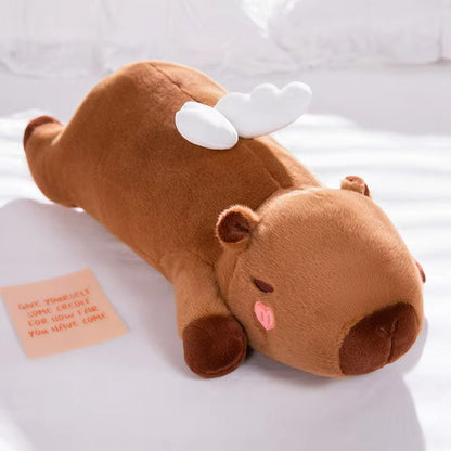 Giant Kawaii Capybara Plush Pillow  UltraSoft Cuddly Friend For All Ages 8