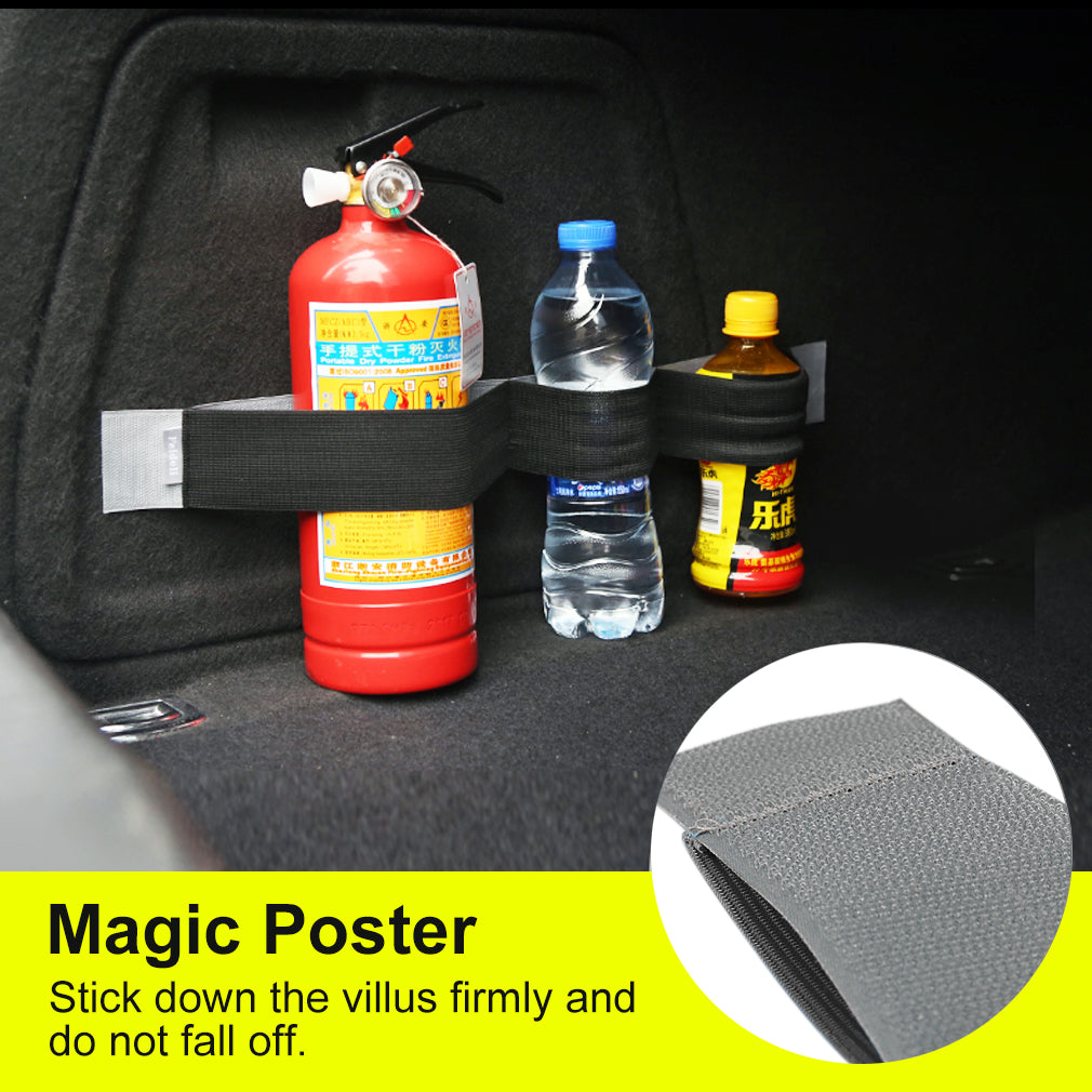 Car Trunk Organizer Fixing Belt Storage Bag, Magic Tapes Car Accessories for Stowing, Tidying & Car Interior Organizer