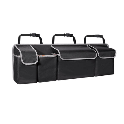 Backseat Hanging Car Trunk Organizer for SUV & Truck, Rear Seat Storage Bag with 4 Pockets, Universal Fit for SUV, Truck