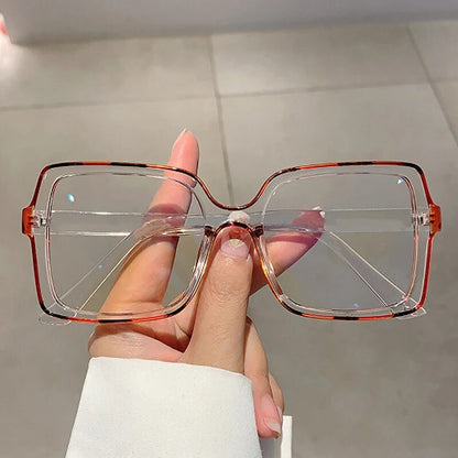 Anti-Blue Optical Glasses in Retro Box Design, The New Style Personality Bump Color Frame