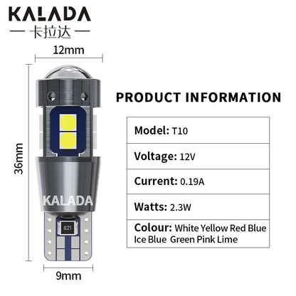 LED Bulbs CANBUS No Error SMD Super Bright Interior Side Light Marker Parking Car Lamps 5W5 Auto Lighting