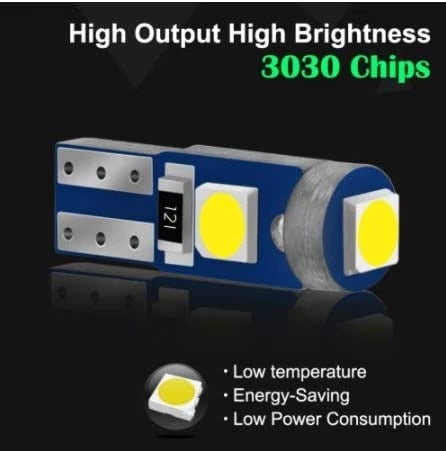 LED Canbus Bulbs Auto Interior Dashboard Wedge Lights for Car Instrument Panel Warning Indicator