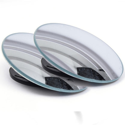 Adjustable Car Blind Spot Mirror, Wide Angle Convex Rearview Mirror for Reverse, Lane Change & Parking Safety