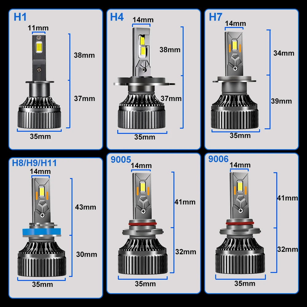 Canbus LED Car Headlight  Fog Bulbs 4