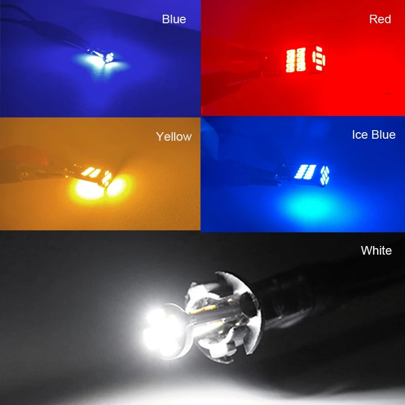LED Canbus Car Interior Light No Error 26-SMD Chip Pure White Bulbs for Dome, Map, License Plate, Instrument Panel