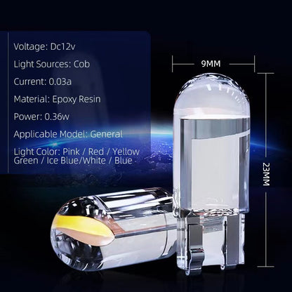 License Plate & Dome Light Bulb, Marker Wedge Reading Lamp in White, Blue, Red