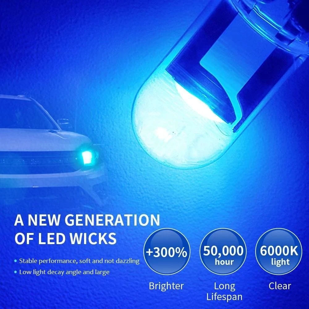 License Plate & Dome Light Bulb, Marker Wedge Reading Lamp in White, Blue, Red