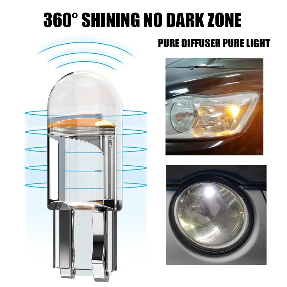 License Plate & Dome Light Bulb, Marker Wedge Reading Lamp in White, Blue, Red