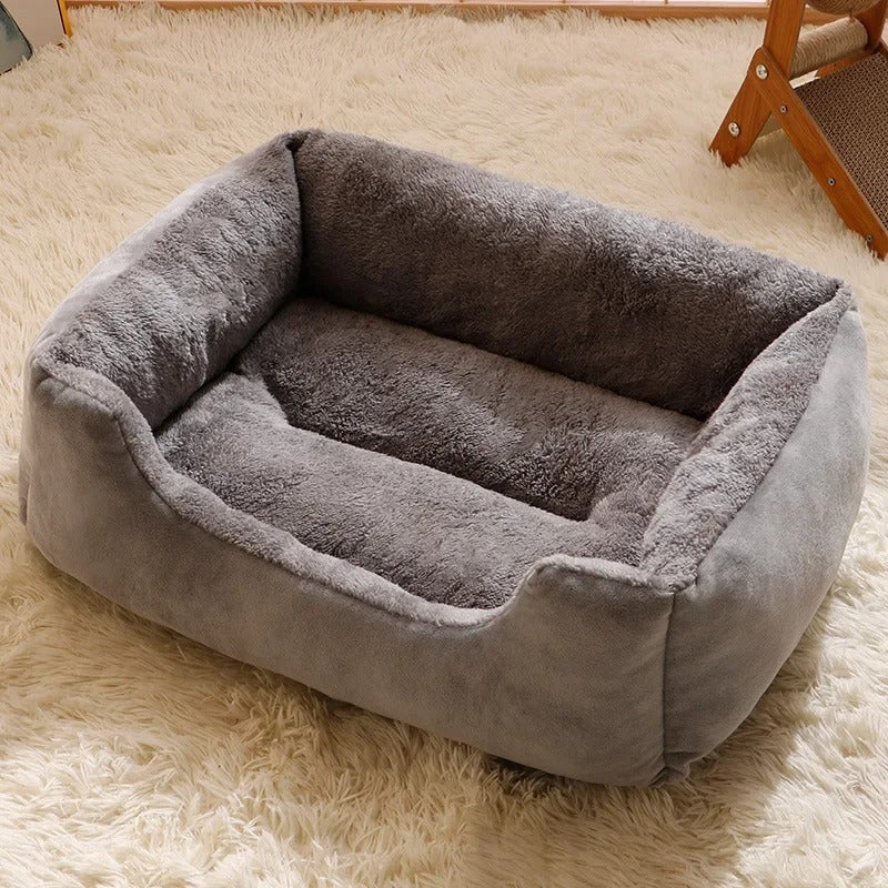 Plush CD-ROM Cat Bed for Cats, Pet Products Cushions Kitten Goods, All Houses Supplies Accessory Basket Bed