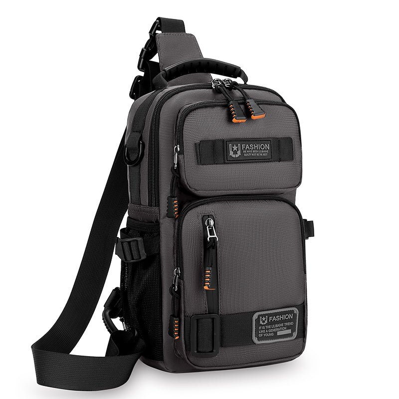 Men Fashion Oxford Chest Bag, Casual Waist Packs & High Quality Crossbody Handbag for Travel, Sport & Everyday Use