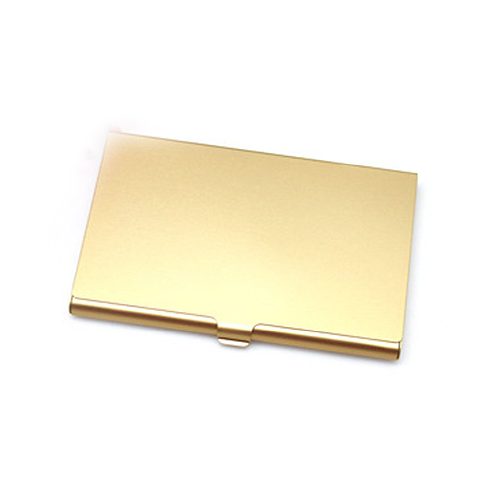 Aluminum Alloy Business Card Case, Metal Name Card Holder & ID Wallet Credit Card Storage Box for Men