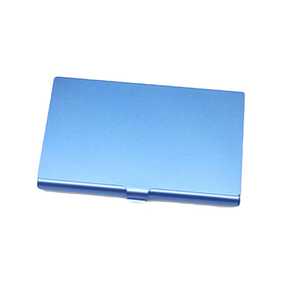 Aluminum Alloy Business Card Case, Metal Name Card Holder & ID Wallet Credit Card Storage Box for Men