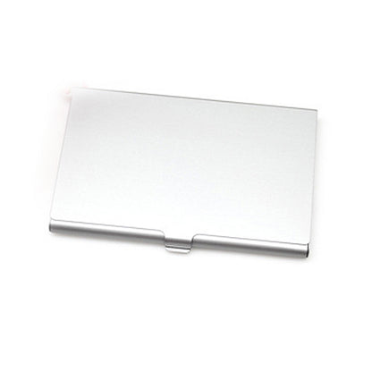 Aluminum Alloy Business Card Case, Metal Name Card Holder & ID Wallet Credit Card Storage Box for Men