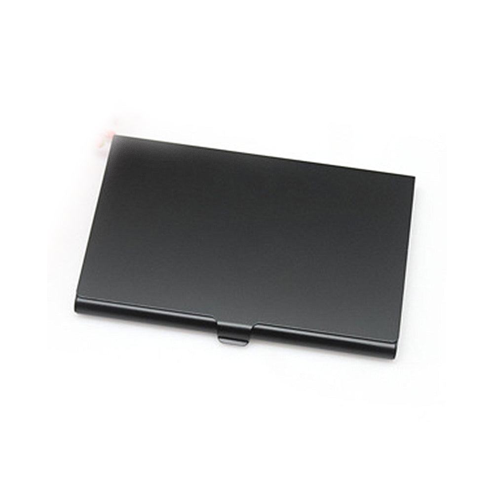 Aluminum Alloy Business Card Case, Metal Name Card Holder & ID Wallet Credit Card Storage Box for Men