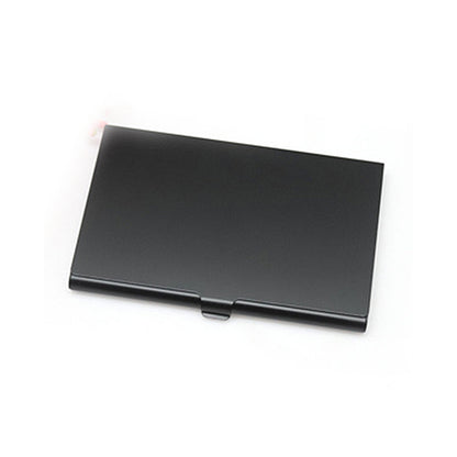 Aluminum Alloy Business Card Case, Metal Name Card Holder & ID Wallet Credit Card Storage Box for Men