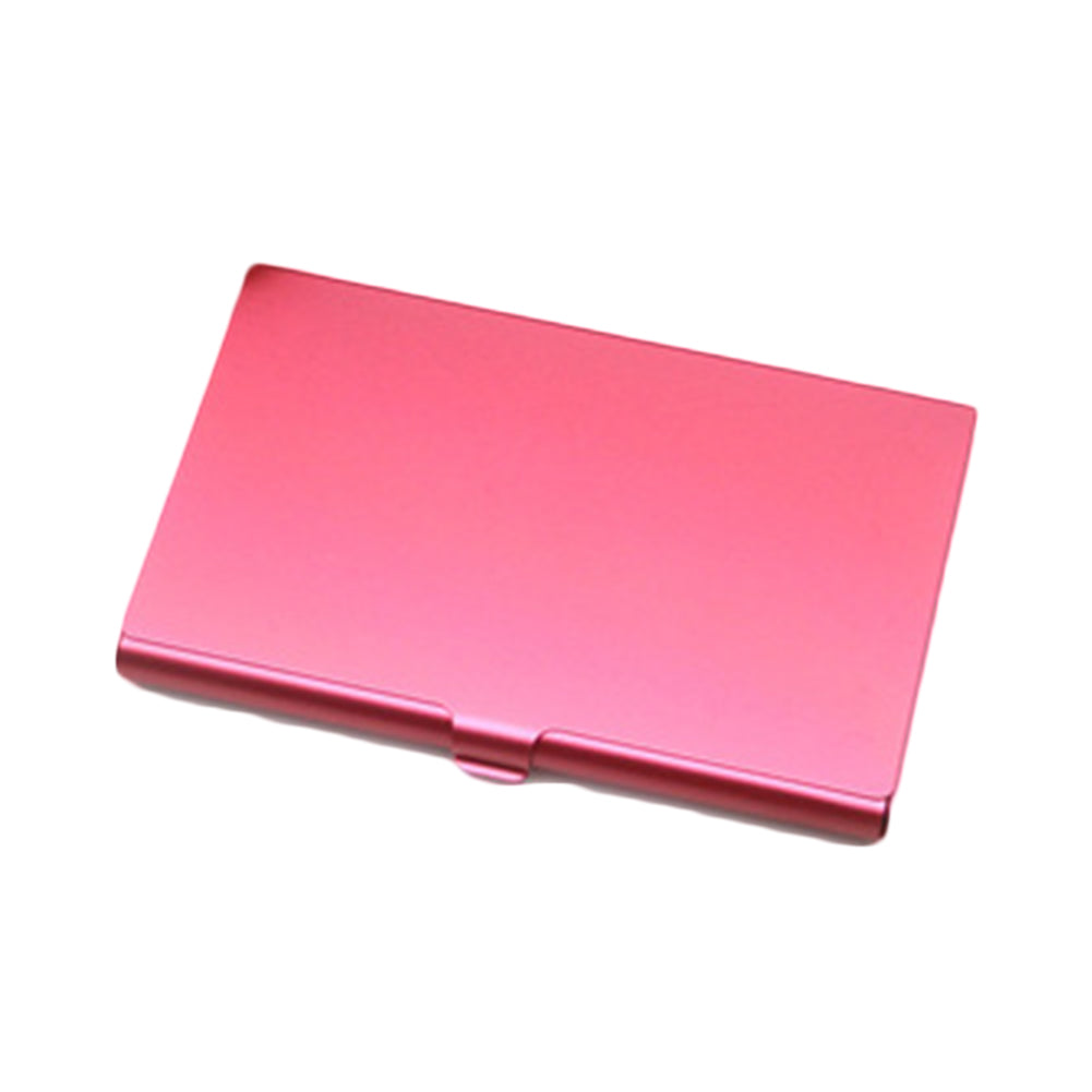 Aluminum Alloy Business Card Case, Metal Name Card Holder & ID Wallet Credit Card Storage Box for Men