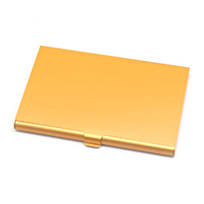 Aluminum Alloy Business Card Case, Metal Name Card Holder & ID Wallet Credit Card Storage Box for Men