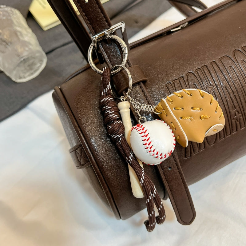 Winter Designer Handbags for Women Multifunctional Cylinder Shoulder Crossbody Bag with Pendant, Elegant & Stylish Purse