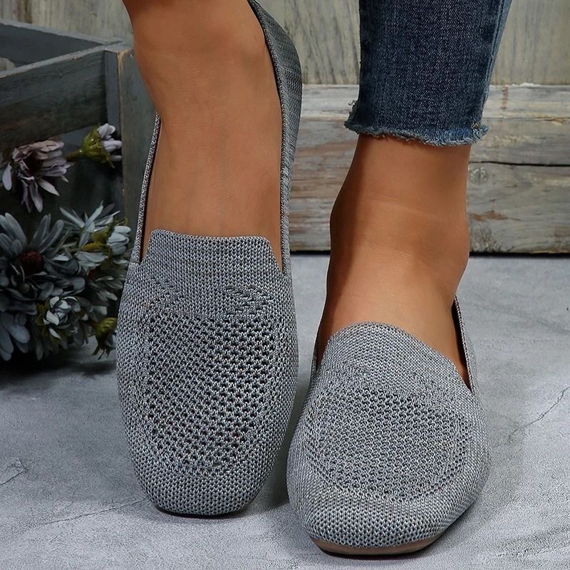 Fashion Womens Slip On Casual Sneakers Lightweight Trainers 9