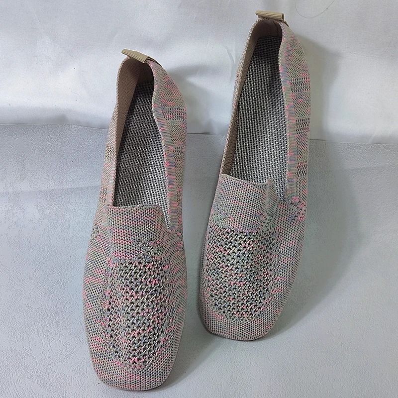 Fashion Womens Slip On Casual Sneakers Lightweight Trainers 6