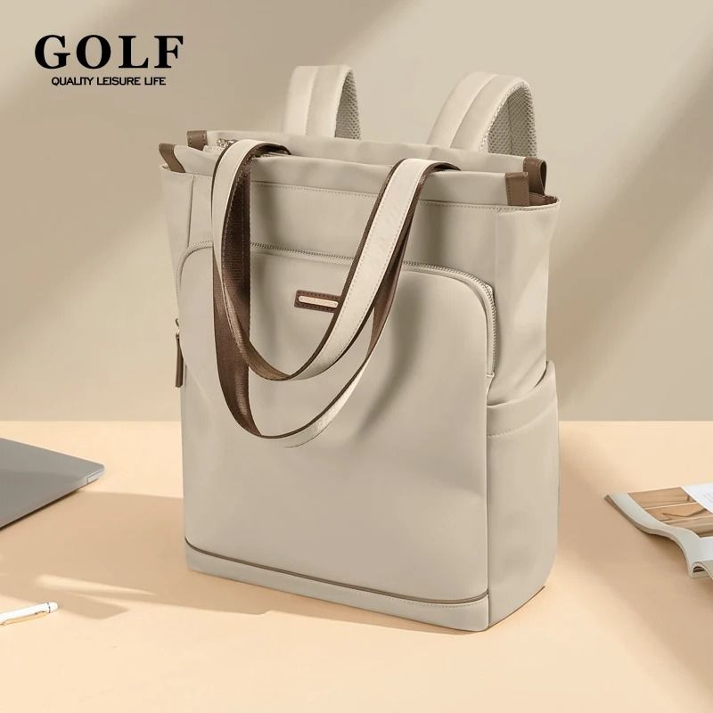 GOLF Womens Backpack Convertible Shoulder Bag with Laptop Sleeve and Hidden Pocket
