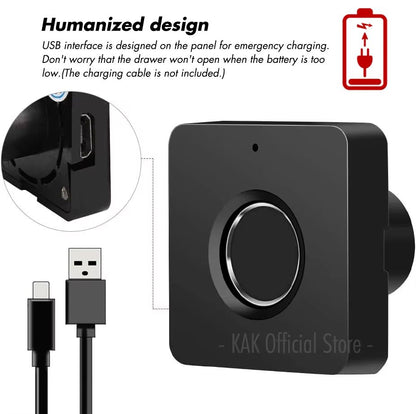 Smart Biometric Fingerprint Drawer Lock Keyless Hidden Cabinet Security System 2