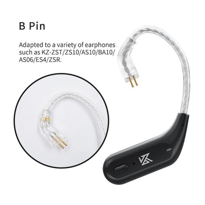 KZ AZ09 HD Wireless Ear Hook Headset Cable With Charging Case Bluetooth 54 HIFI Upgrade Adapter 7