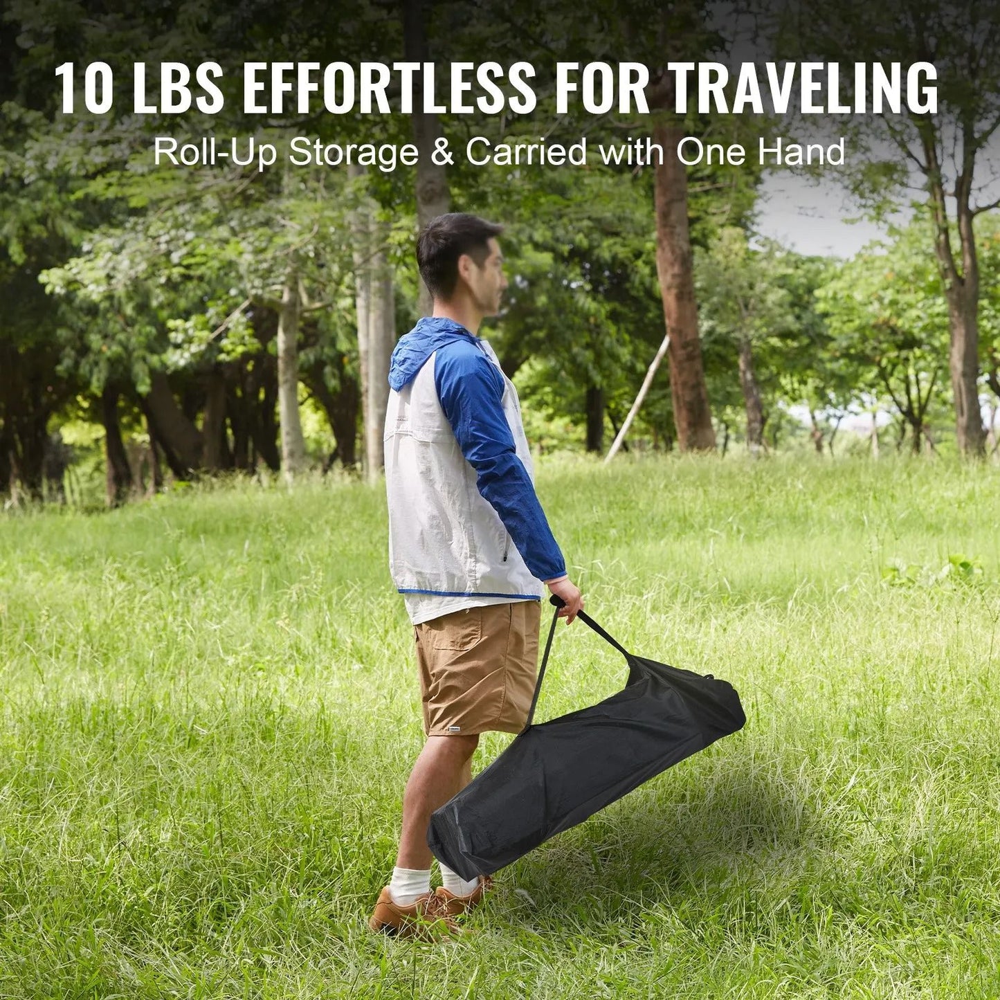 Portable Folding Camping Table With Storage For Outdoor Adventures 2