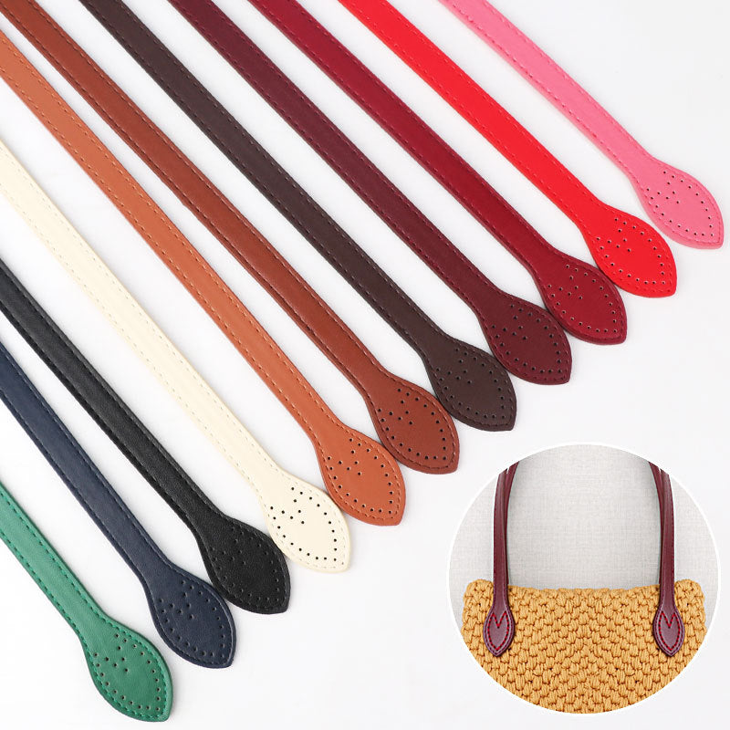 PU Leather Shoulder Bag Straps, Handbag Handle Replacement Belt for DIY Purse Making, Faux Leather Bag Accessories