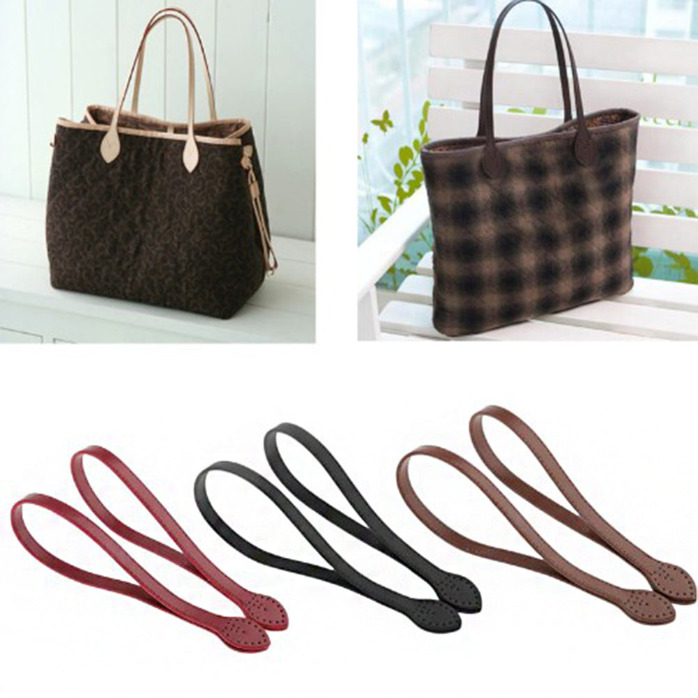 PU Leather Shoulder Bag Straps, Handbag Handle Replacement Belt for DIY Purse Making, Faux Leather Bag Accessories